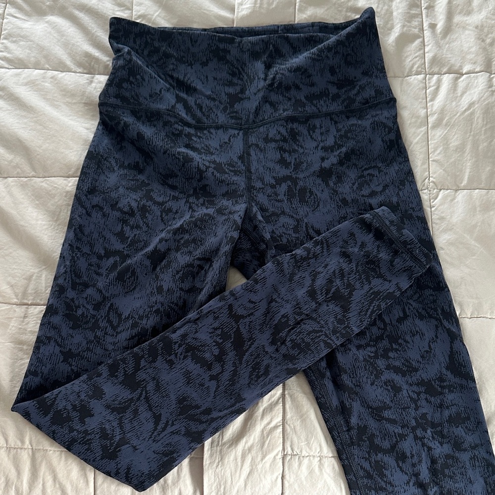 Athleta Black Patterned Leggings